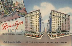 Rosslyn Hotels Postcard