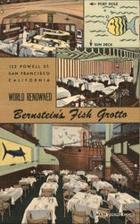 Bernstein's Fish Grotto Postcard