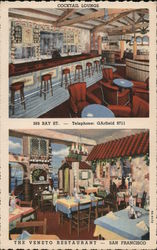 The Veneto Restaurant Postcard