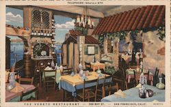 The Veneto Restaurant Postcard