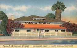 Casa de Sevilla - Spanish Restaurant Unique Postcard