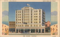 Hotel Palomar Santa Cruz, CA Postcard Postcard Postcard