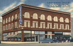 Cheyenne Hotel at Pikes Peak and Cascade Avenues Postcard