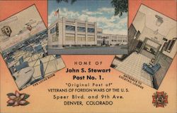 The Lotus Room, Home of John S. Stewart Post No. 1 Denver, CO Postcard Postcard 