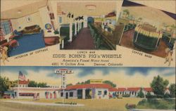 Eddie Bohn's Pig 'n' Whistle Denver, CO Postcard Postcard Postcard