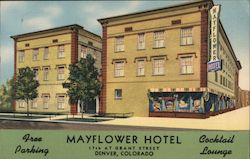 Mayflower Hotel, 17th at Grant Street, Denver, Colorado Postcard