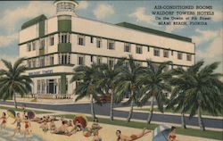 Waldorf Towers Hotel Postcard