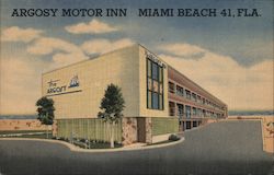 Argosy Motor Inn Miami Beach, FL Postcard Postcard Postcard