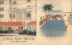 Coral Reef Hotel Miami Beach, FL Postcard Postcard Postcard