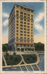 Alcazar Hotel Miami, FL Curt Teich Postcard Postcard Postcard