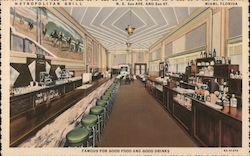 Metropolitan Grill, Famous for Good Food and Good Drinks Postcard