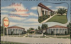 Motel Rotunda, Finest in the Sunny South North Miami, FL Postcard Postcard Postcard