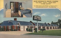 Jack Murray's Brick Cabins Jacksonville, FL Postcard Postcard Postcard
