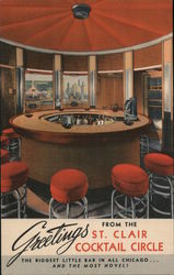 St. Clair Cocktail Circle - Hotel St. Clair Chicago, IL Postcard Postcard Postcard