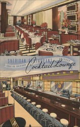 The Sheridan Restaurant and Cocktail Lounge Postcard