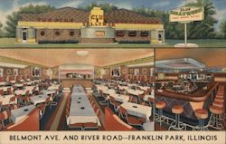 Club Hollywood, Belmont Ave. and River Road Postcard