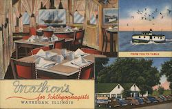 Mathon's Waukegan, IL Postcard Postcard Postcard