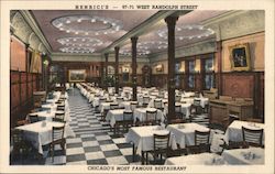 Henrici's, West Randolph Street, Chicago's Most Famous Restaurant Postcard