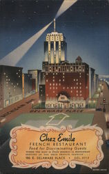 Chez Emile, 180 E. Delaware Postcard