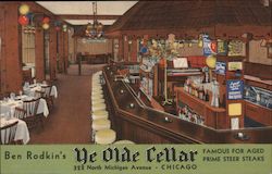 Ben Rodkin's Ye Olde Cellar Postcard