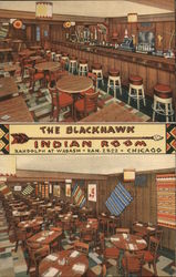 The Blackhawk Indian Room Postcard