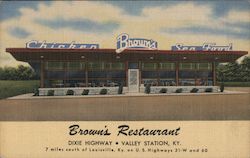 Brown's Restaurant Postcard