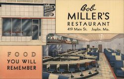 Bob Miller's Restaurant Postcard