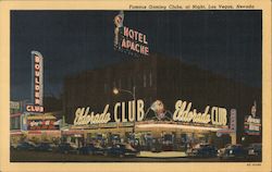 Fabulous Las Vegas Street 4 Casinos Gold Fremont Closed Barbary Coast postcard j 