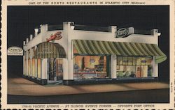One of the Kents Restaurants In Atlantic City Midtown Postcard