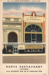 Kents Restaurant - Uptown Postcard