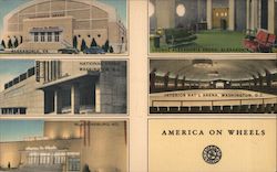 America On Wheels - Roller Rinks of Streamlined Beauty Postcard