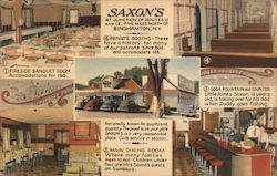 Saxon's Restaurant Postcard