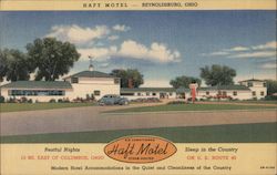 Haft Motel, East of Columbus, Restful nights, Sleep in the Country Reynoldsburg, OH Postcard Postcard Postcard