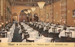 Pierre's Italian Restaurant, 1524 Euclid Ave - "Playhouse Square" - Cleveland, Ohio - a view of the dining room Postcard Postcar Postcard