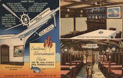 The Eastern Shoreman's Place, Ship's Bells, Prow and Gangplank Entrance Erie, PA Postcard Postcard Postcard