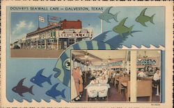 Douvry's Seawall Cafe Postcard