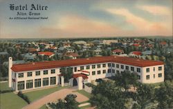 Hotel Alice, An Affiliated National Hotel, on Highways 66 and 44 Postcard