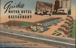 Gaido's Motor Hotel and Restaurant Postcard
