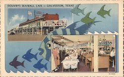 Douvry's Seawall Cafe Postcard