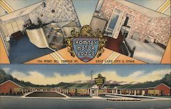 Romney Motor Lodge, Only 5 Minutes from the Mormon Temple Postcard