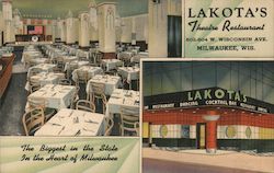 Lakota's Theatre Restaurant Milwaukee, WI Postcard Postcard Postcard
