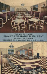 Jimmie's Celebrated Restaurant Postcard