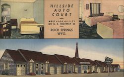 Hillside Auto Court, on US Highway 30 Postcard