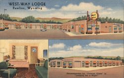 West-Way Lodge, Lincoln Highway Postcard