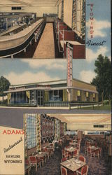 Adams Restaurant Postcard