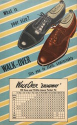 What is Your Size? Walk-Over Broadway Fits You In Style, Comfortably Postcard