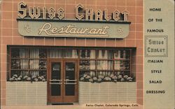 Swiss Chalet Restaurant Postcard