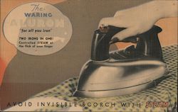 The Waring Aluron, For All You Iron, Two Irons in One! Postcard