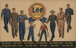 Roe Emerson Lee Highest Quality Work Clothes, Overalls Jackets Unionalls Dungarees Postcard