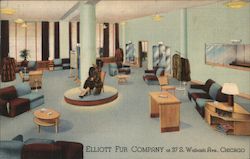 Elliott Fur Company at 37 S Wabash Ave Postcard